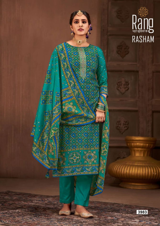 Rang Rasham Designer Printed Dress Material Catalog
